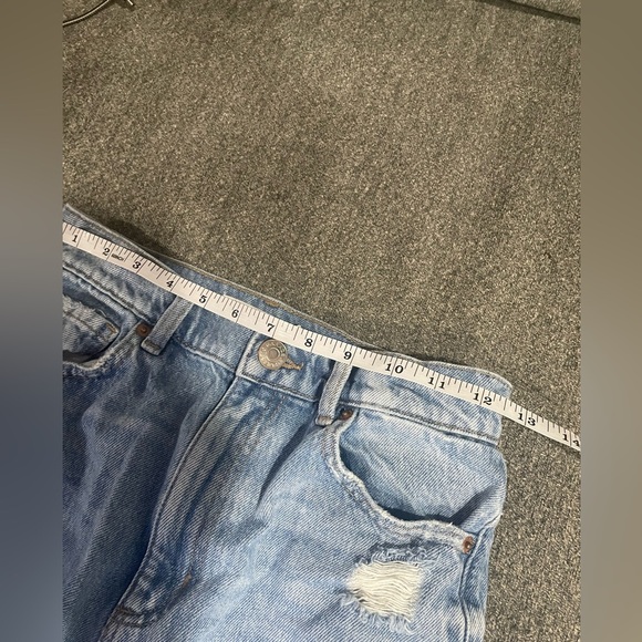 Garage Coupe Vintage Straight Distressed Jeans Size 01 - Picture 4 of 7